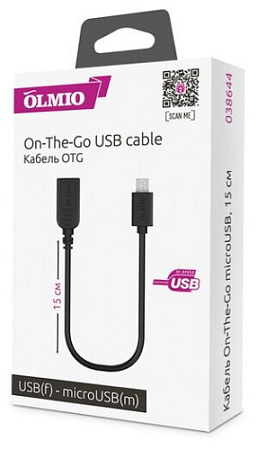 Дата-кабель Olmio OTG USB 2.0-microUSB Дата-кабель Olmio OTG USB 2.0-microUSB