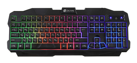 Клавиатура Oklick 757G Madness for gamer LED черный Клавиатура Oklick 757G Madness for gamer LED черный