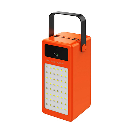 Внешний аккумулятор Deppa NRG Turbo Z 100000mAh 22W out оранжевый Внешний аккумулятор Deppa NRG Turbo Z 100000mAh 22W out оранжевый