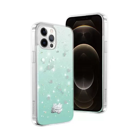 Накладка для Apple iPhone 12 Pro Max 6.7 Lucky Tracy Blue SwitchEacy Накладка для Apple iPhone 12 Pro Max 6.7 Lucky Tracy Blue SwitchEacy