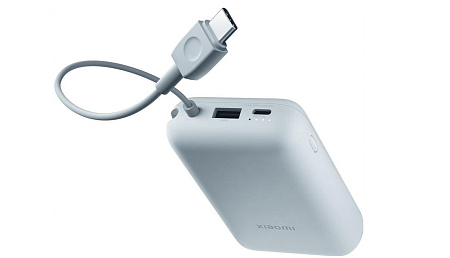 Внешний аккумулятор Xiaomi Power Bank 10000mAh + кабель Ice Blue Внешний аккумулятор Xiaomi Power Bank 10000mAh + кабель Ice Blue
