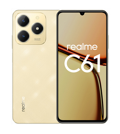Realme C61 6/128GB Блестящий золотой Realme C61 6/128GB Блестящий золотой