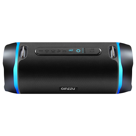 Колонка Ginzzu GM-901B (2x14W/TWS/USB/AUX/FM/IPX5) Колонка Ginzzu GM-901B (2x14W/TWS/USB/AUX/FM/IPX5)