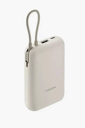 Внешний аккумулятор Xiaomi Power Bank 10000mAh + кабель Tan Внешний аккумулятор Xiaomi Power Bank 10000mAh + кабель Tan