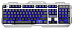 Клавиатура Oklick 790G Iron Force multimedia for gamer LED серый/черный Клавиатура Oklick 790G Iron Force multimedia for gamer LED серый/черный