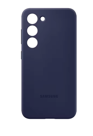 Накладка Samsung S23 Silicone Case темно-синяя Накладка Samsung S23 Silicone Case темно-синяя