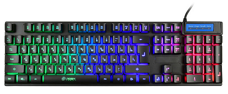 Клавиатура Oklick 760G Genesis for gamer LED черный Клавиатура Oklick 760G Genesis for gamer LED черный