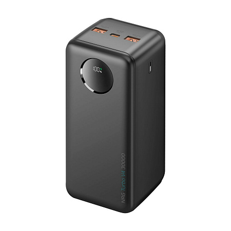 Внешний аккумулятор Deppa NRG Turbo V4 30000mAh дисплей черный Внешний аккумулятор Deppa NRG Turbo V4 30000mAh дисплей черный