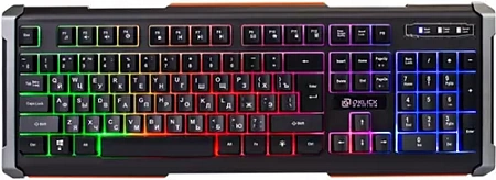 Клавиатура Oklick 710G Black Death multimedia for gamer LED черный/серый Клавиатура Oklick 710G Black Death multimedia for gamer LED черный/серый