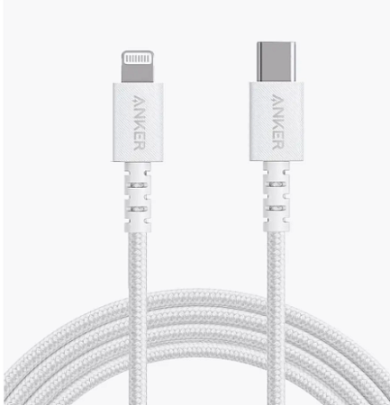 Дата-кабель Anker A8617 PowerLine Select USB-C to MFI 0,9m White Дата-кабель Anker A8617 PowerLine Select USB-C to MFI 0,9m White
