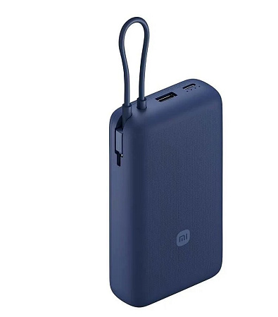 Внешний аккумулятор Xiaomi Power Bank 20000mAh 33W + кабель Blue Внешний аккумулятор Xiaomi Power Bank 20000mAh 33W + кабель Blue