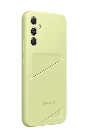 Накладка Samsung A34 Card Slot Сase лайм Накладка Samsung A34 Card Slot Сase лайм