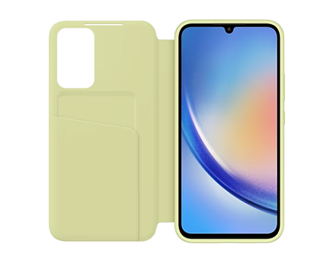 Чехол Samsung A34 Smart View Wallet Case лайм Чехол Samsung A34 Smart View Wallet Case лайм