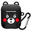 Чехол для AirPods Black Bear силиконовый черный Deppa Чехол для AirPods Black Bear силиконовый черный Deppa
