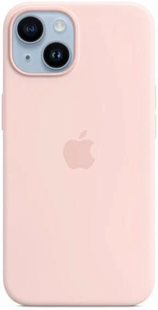 Чехол для Apple iPhone 14 Silicone Case with MagSafe Chalk Pink Чехол для Apple iPhone 14 Silicone Case with MagSafe Chalk Pink