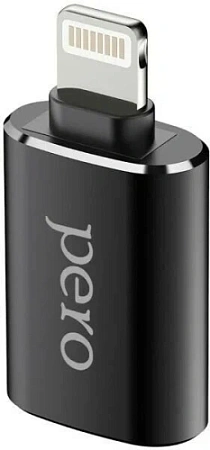 Адаптер PERO AD02 OTG Lightning to USB 3.0 черный Адаптер PERO AD02 OTG Lightning to USB 3.0 черный