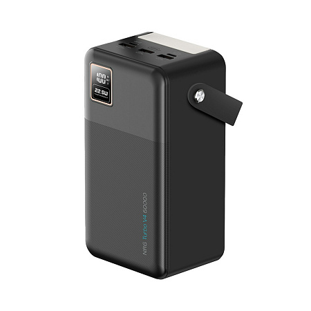 Внешний аккумулятор Deppa NRG Turbo V4 60000mAh дисплей черный Внешний аккумулятор Deppa NRG Turbo V4 60000mAh дисплей черный