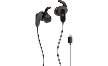 Гарнитура JBL спортивная шумоподавляющая Reflect Aware (Lightning) Черная Гарнитура JBL спортивная шумоподавляющая Reflect Aware (Lightning) Черная