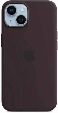 Чехол для Apple iPhone 14 Silicone Case with MagSafe Elderberry Чехол для Apple iPhone 14 Silicone Case with MagSafe Elderberry